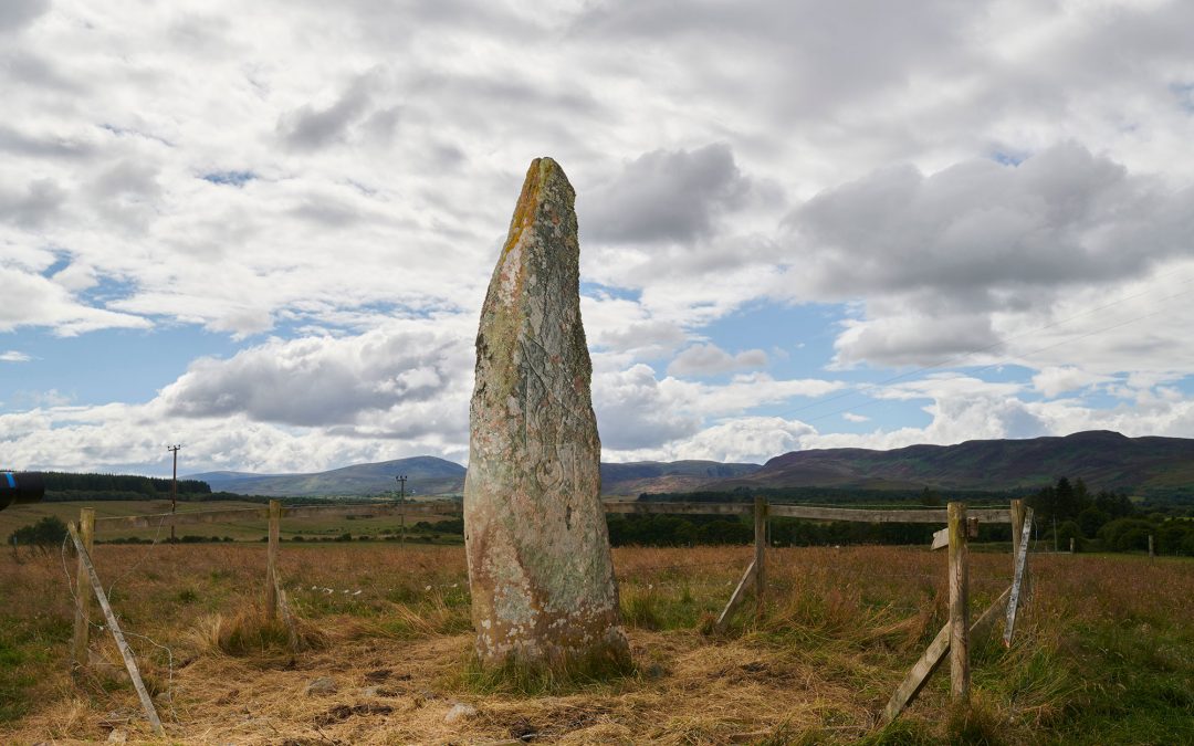 The Highland Pictish Trail, Clach Biorach. Photo © Ewen Weatherspoon