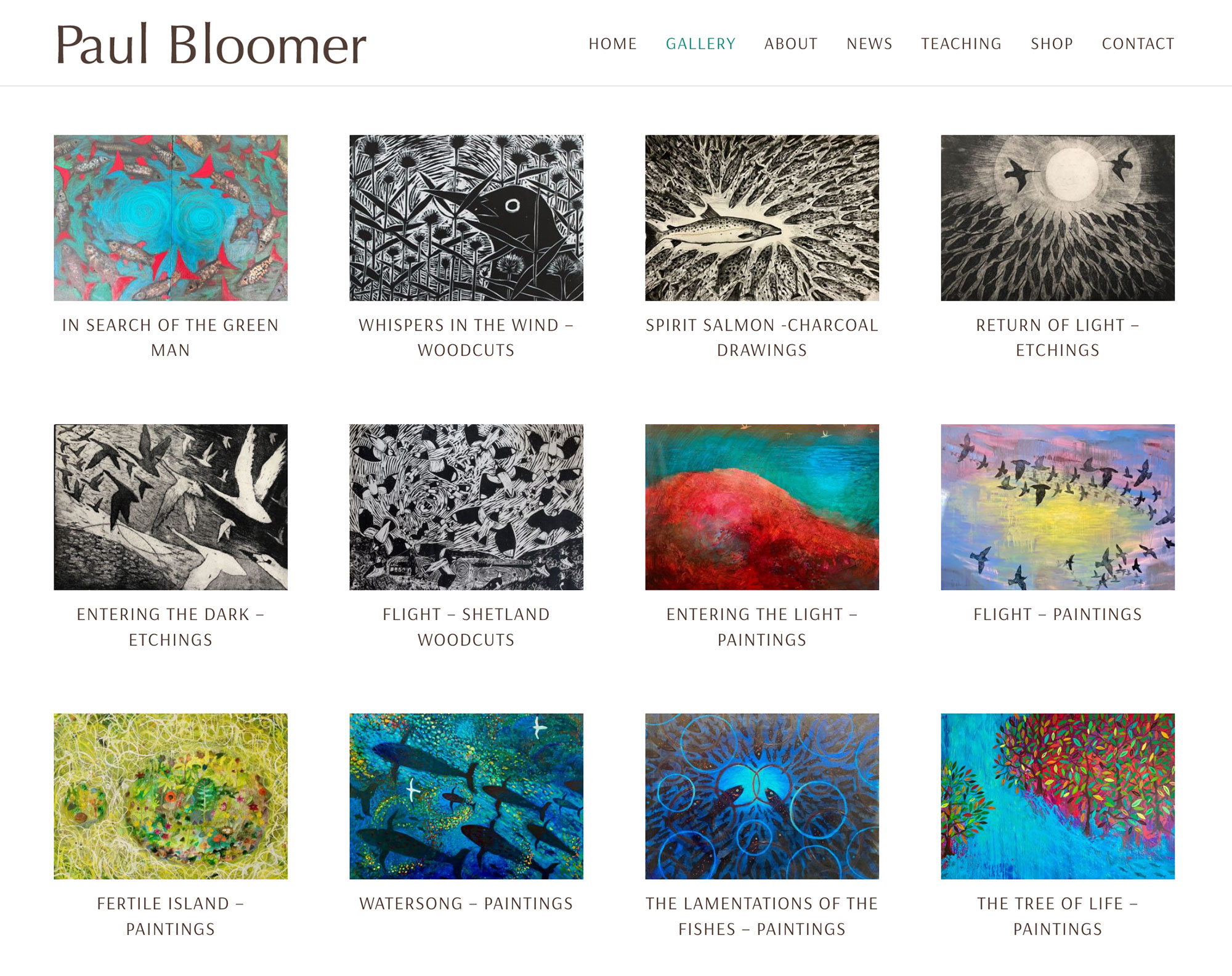 Paul Bloomer, Artist Paul Bloomer, Artist